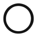 Ring zwart outline